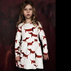 Mini Rodini Dog Long Sleeve Dress